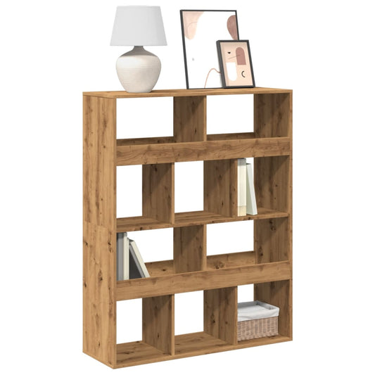 Bookcase, handcrafted oak, 100x33x125.5 cm, processed wood