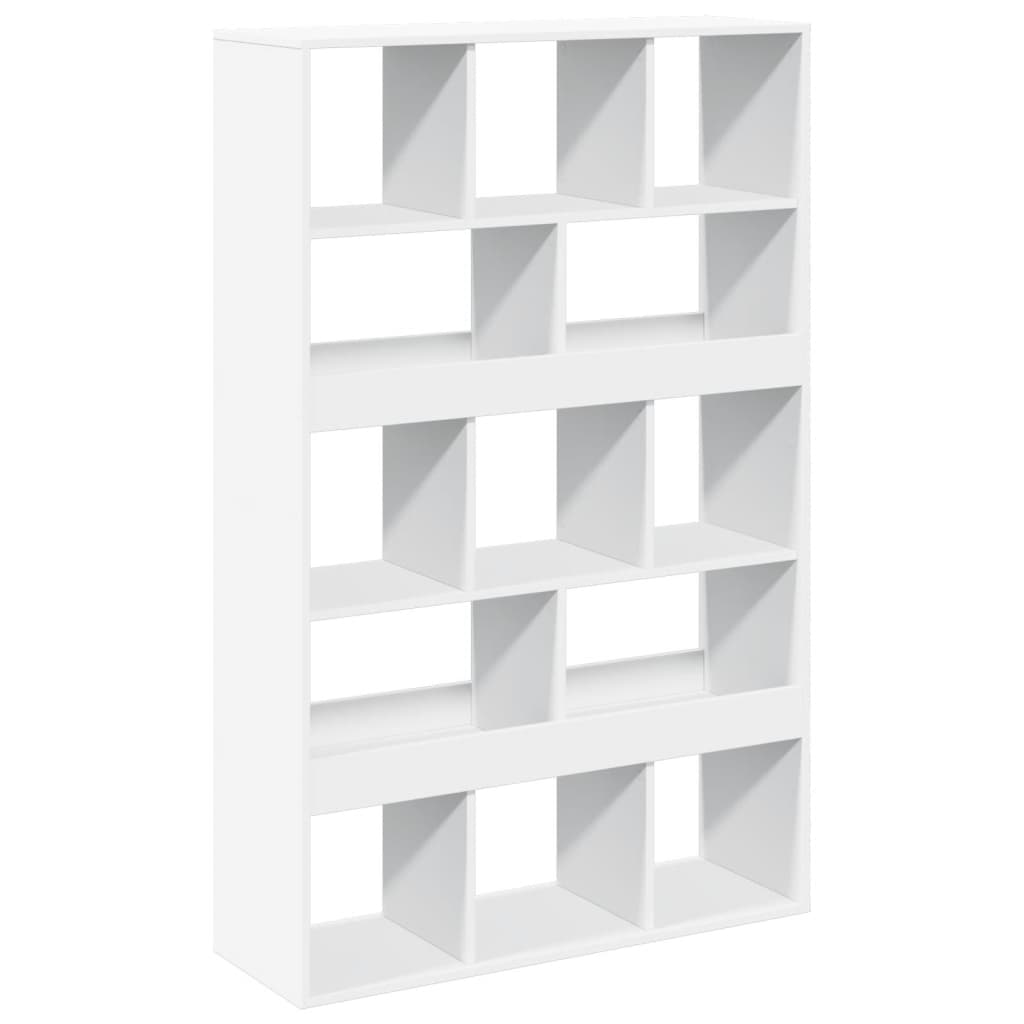 Bookcase, white, 100x33x156.5 cm, processed wood