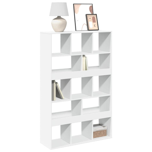 Bookcase, white, 100x33x156.5 cm, processed wood