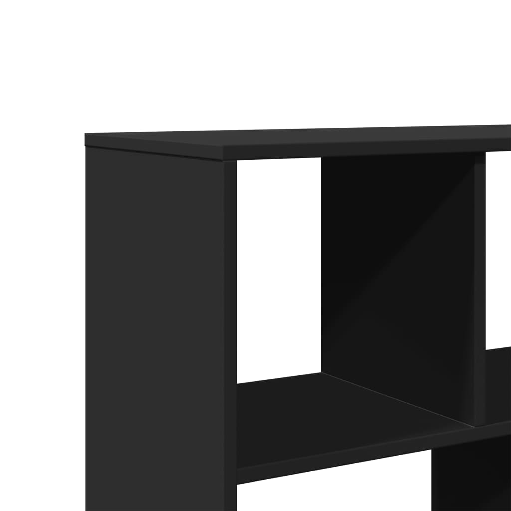 Bookcase, black, 100x33x156.5 cm, processed wood