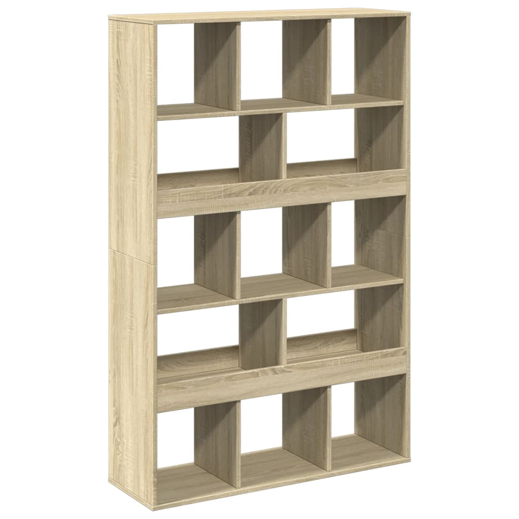 Bookcase, sonoma oak, 100x33x156.5 cm, processed wood