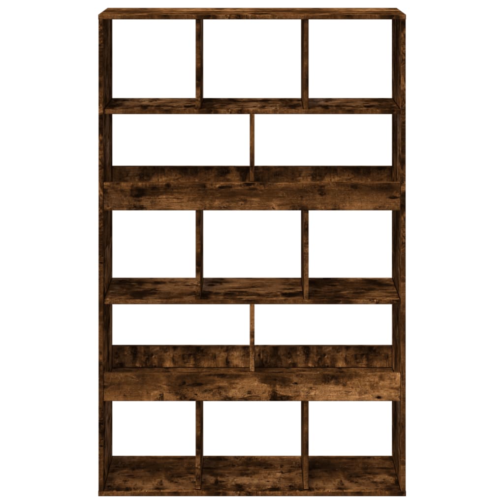 Bookcase, smoky oak, 100x33x156.5 cm, processed wood