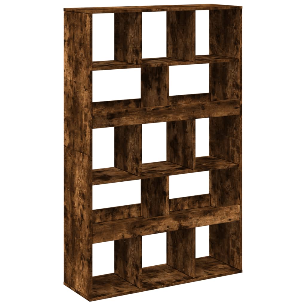 Bookcase, smoky oak, 100x33x156.5 cm, processed wood