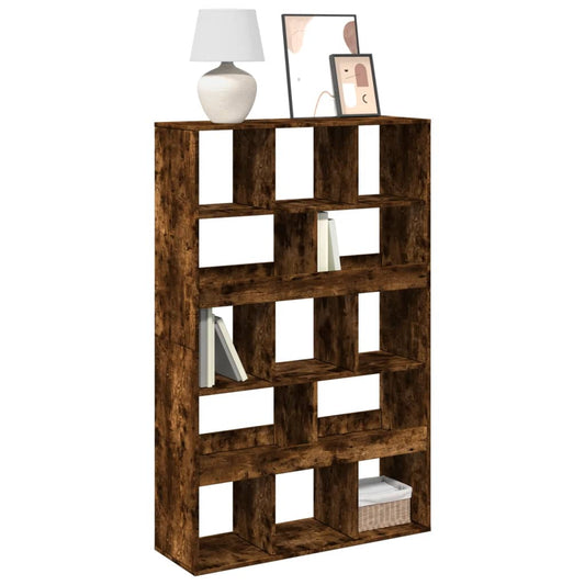 Bookcase, smoky oak, 100x33x156.5 cm, processed wood