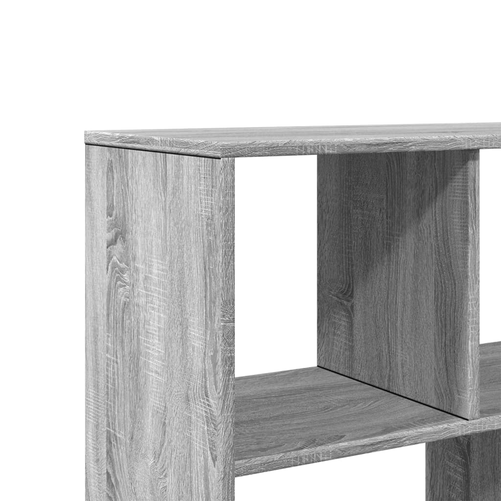 Bookcase, sonoma grey, 100x33x156.5 cm, engineered wood