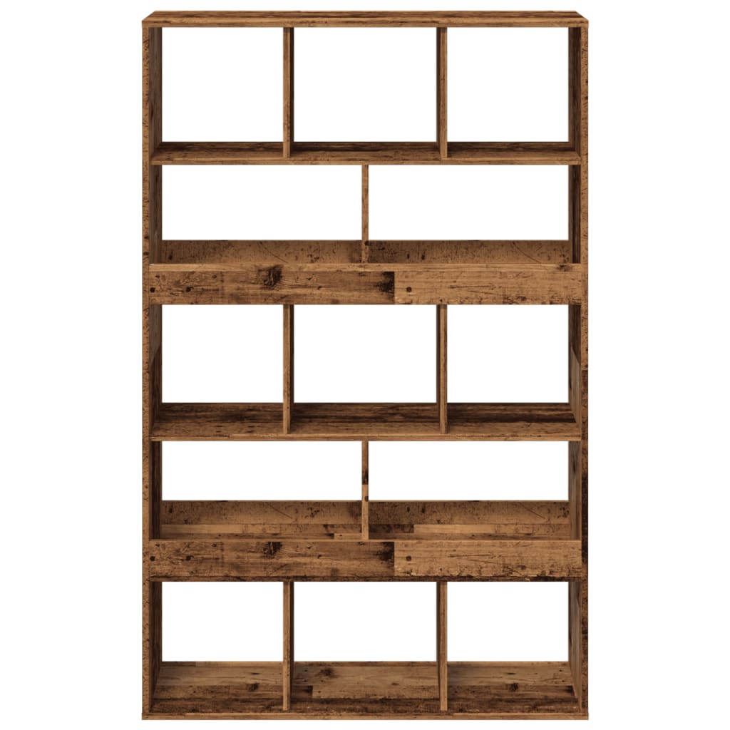 Bookcase, old wood, 100x33x156.5 cm, processed wood