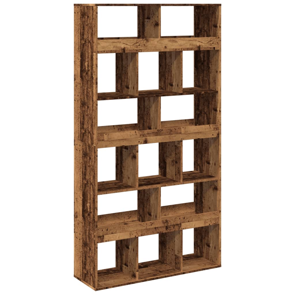 Bookcase, old wood, 100x33x187.5 cm, processed wood