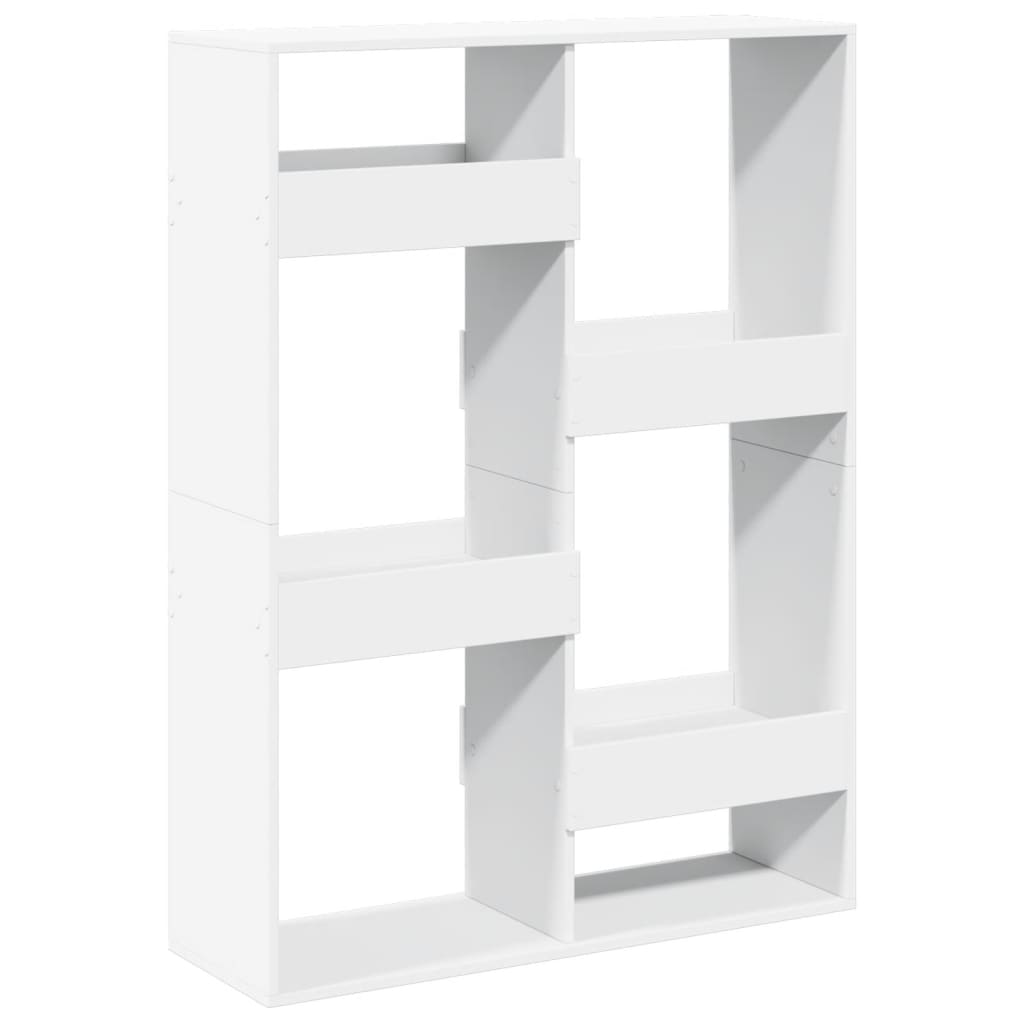 Bookcase, white, 100x33x135 cm, processed wood