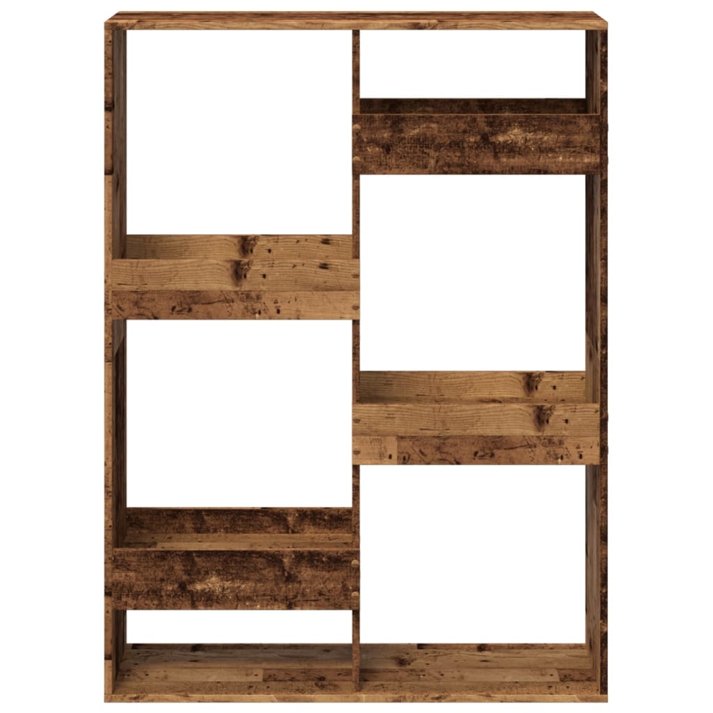 Bookcase, old wood, 100x33x135 cm, processed wood