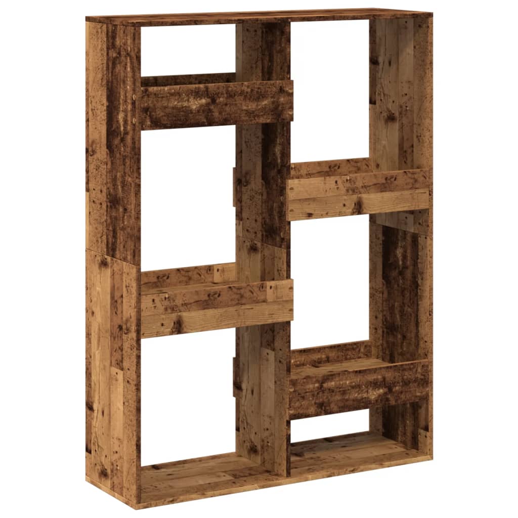 Bookcase, old wood, 100x33x135 cm, processed wood