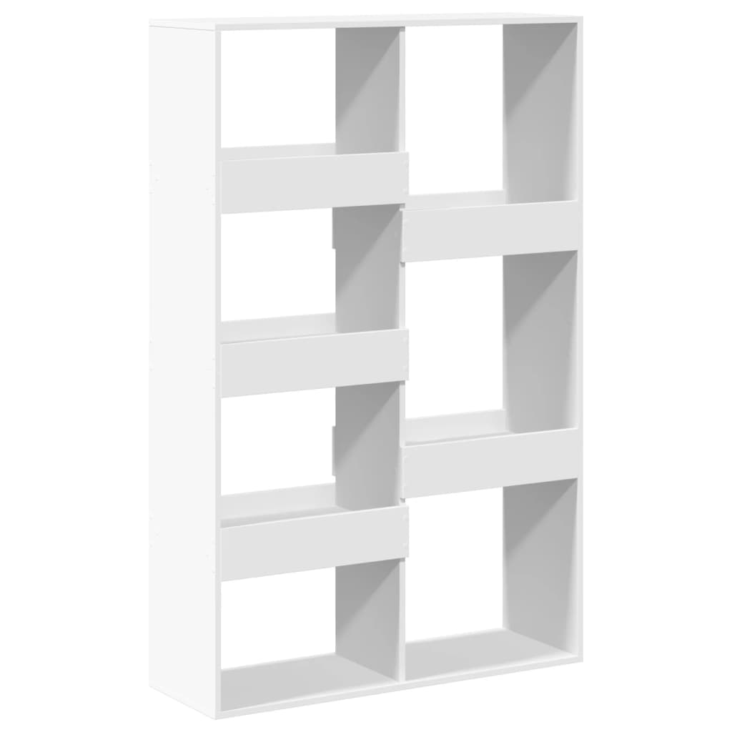 Bookcase, white, 100x33x155.5 cm, processed wood