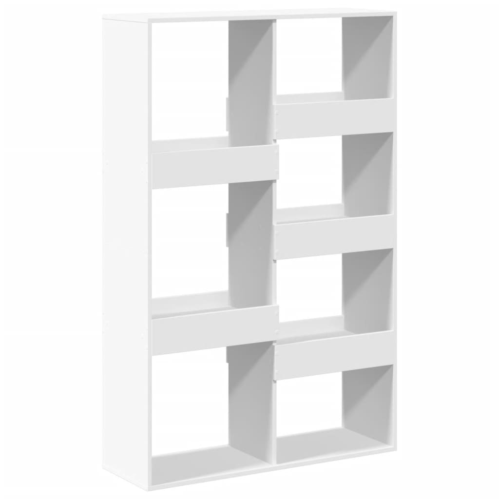 Bookcase, white, 100x33x155.5 cm, processed wood