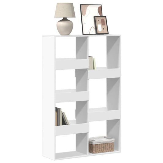 Bookcase, white, 100x33x155.5 cm, processed wood