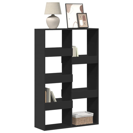 Bookcase, black, 100x33x155.5 cm, processed wood