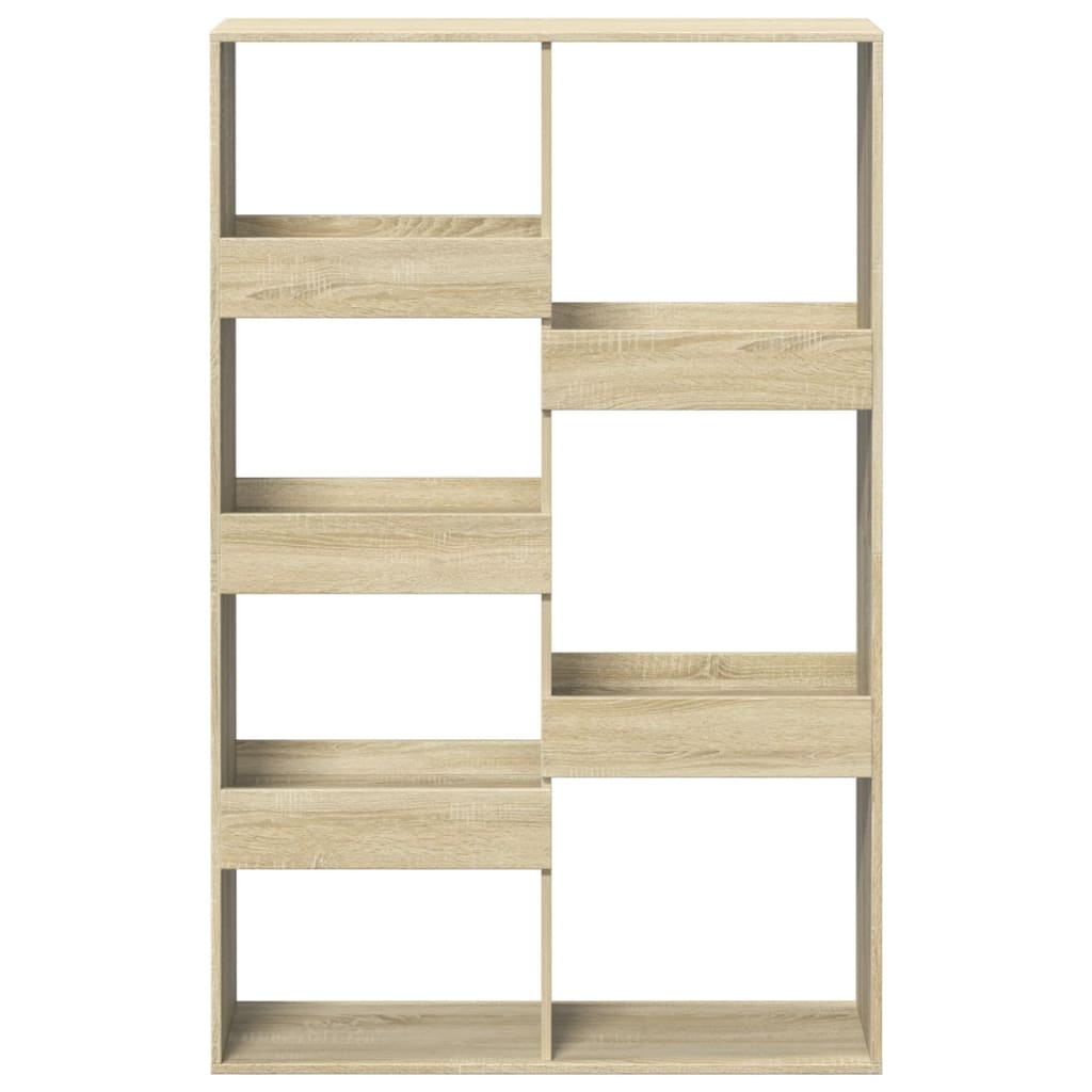 Bookcase, sonoma oak, 100x33x155.5 cm, processed wood