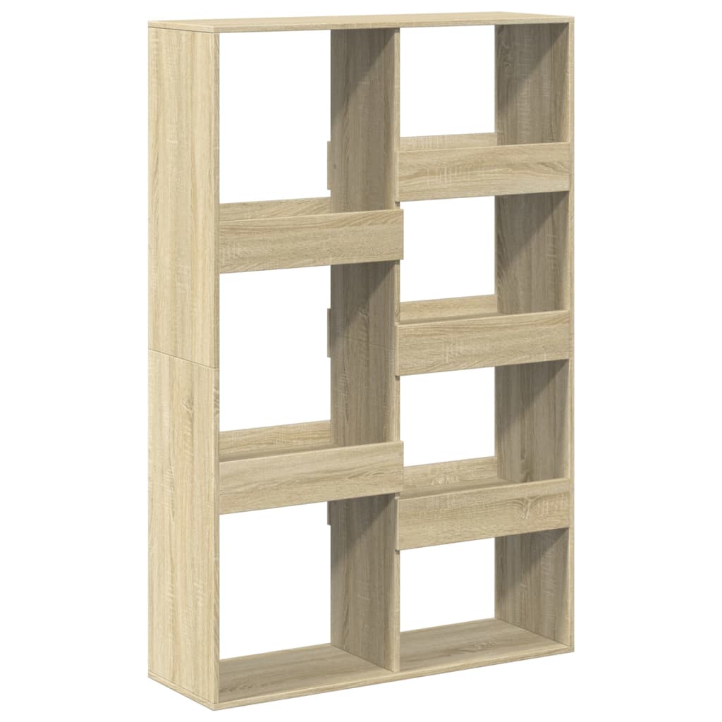 Bookcase, sonoma oak, 100x33x155.5 cm, processed wood