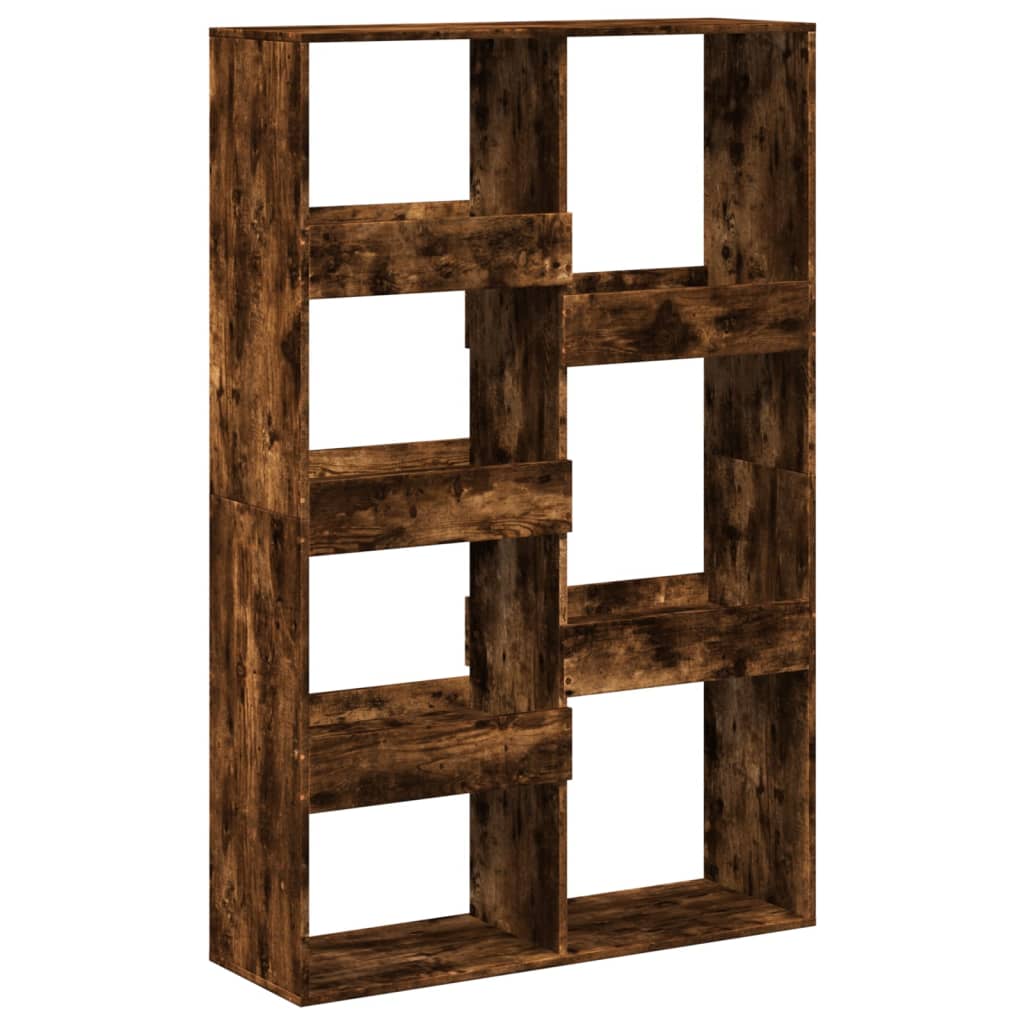 Bookcase, smoky oak, 100x33x155.5 cm, processed wood