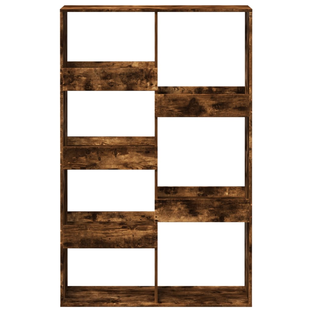 Bookcase, smoky oak, 100x33x155.5 cm, processed wood