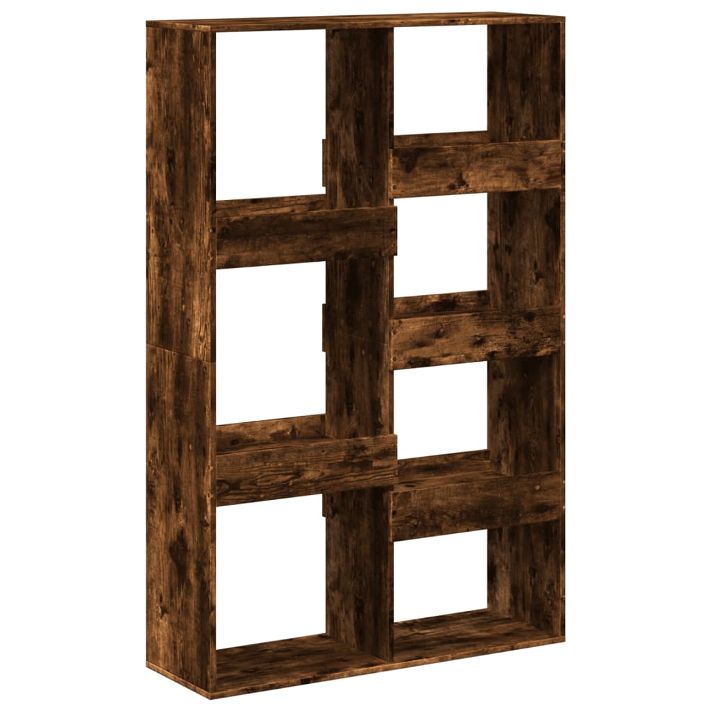 Bookcase, smoky oak, 100x33x155.5 cm, processed wood