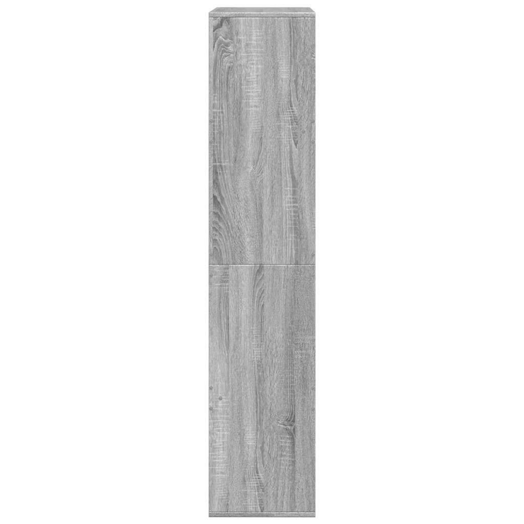 Bookcase, sonoma grey, 100x33x155.5 cm, engineered wood