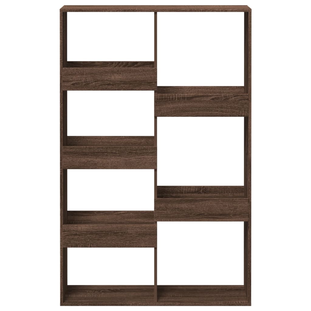 Bookcase, brown oak, 100x33x155.5 cm, processed wood