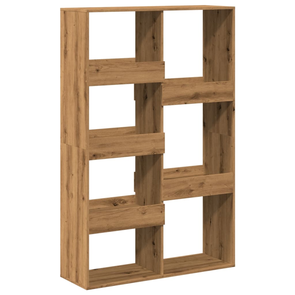 Bookcase, handcrafted oak, 100x33x155.5 cm, processed wood