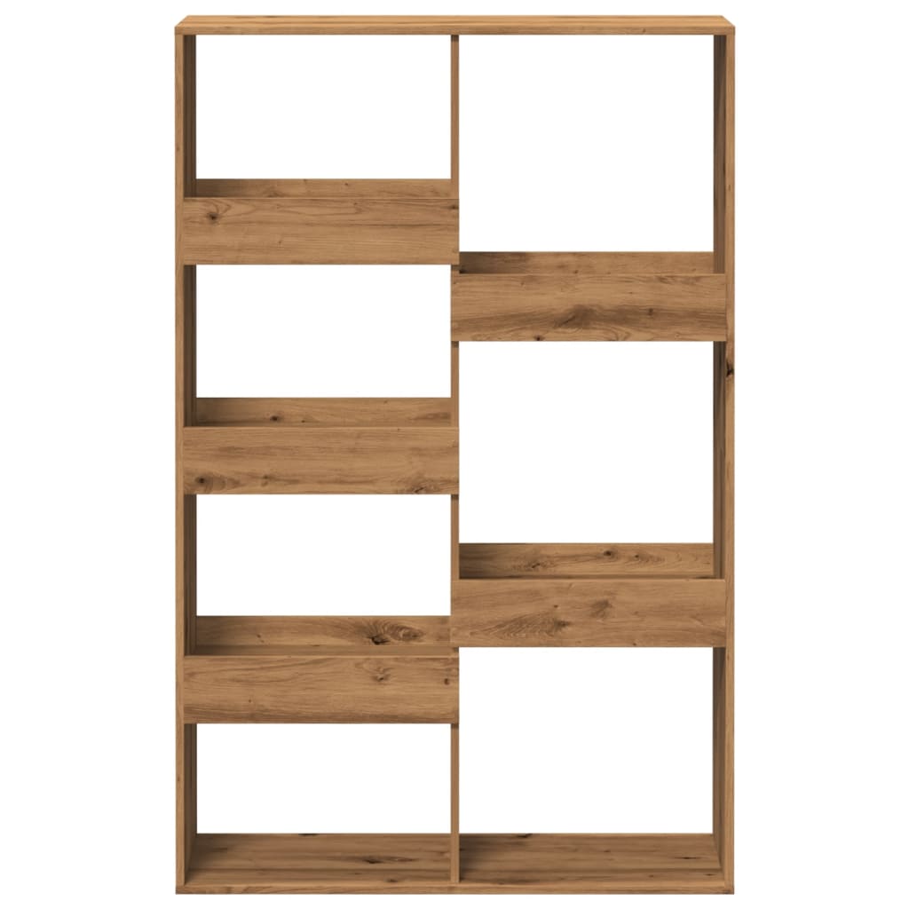 Bookcase, handcrafted oak, 100x33x155.5 cm, processed wood