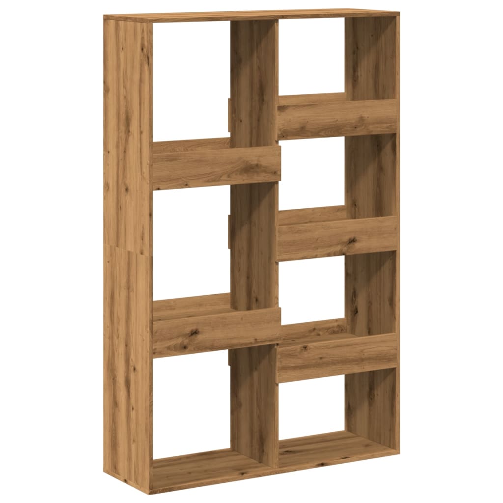 Bookcase, handcrafted oak, 100x33x155.5 cm, processed wood