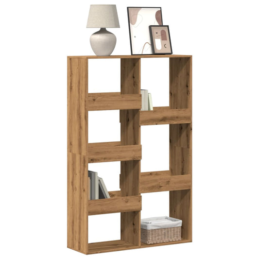 Bookcase, handcrafted oak, 100x33x155.5 cm, processed wood