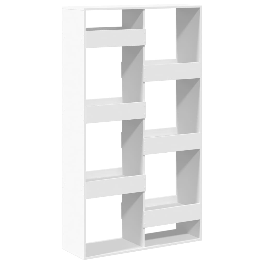 Bookcase, white, 100x33x175 cm, processed wood