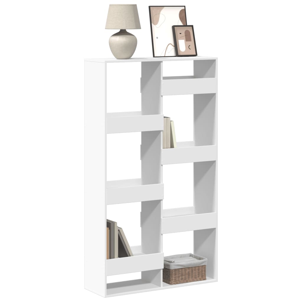 Bookcase, white, 100x33x175 cm, processed wood