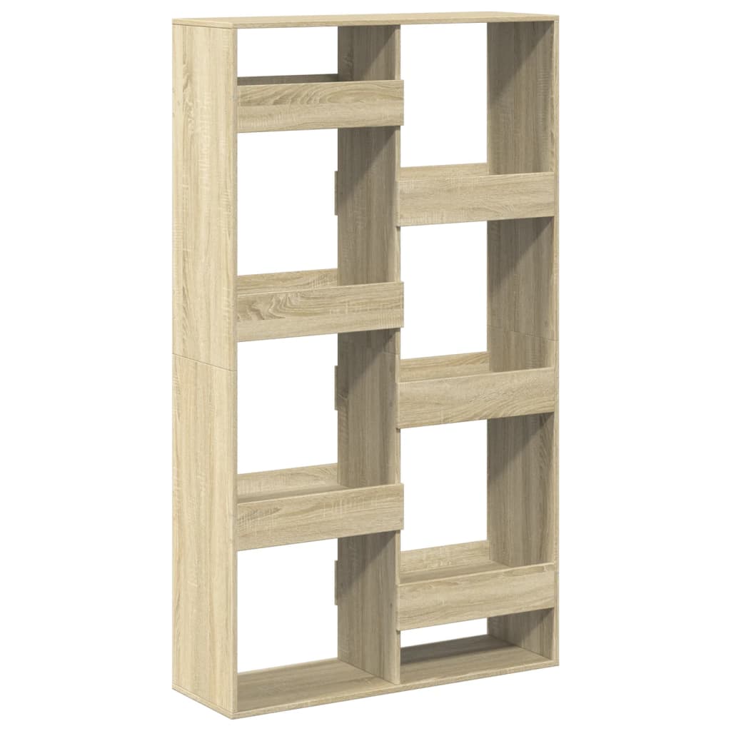 Bookcase, sonoma oak, 100x33x175 cm, processed wood