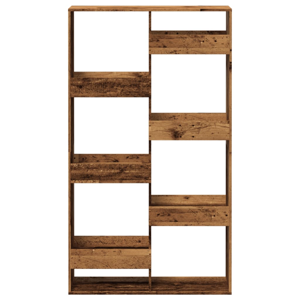 Bookcase, old wood, 100x33x175 cm, processed wood