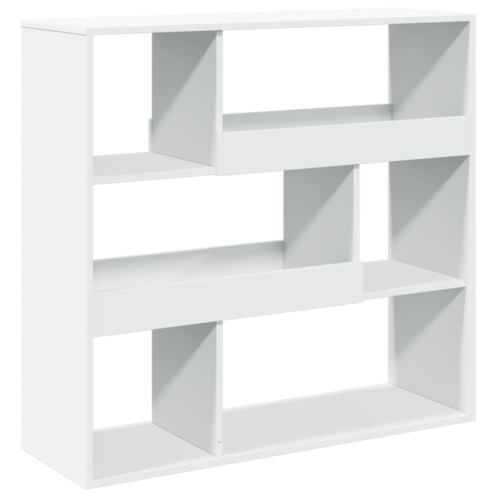 Room divider, white, 100x33x94.5 cm, processed wood