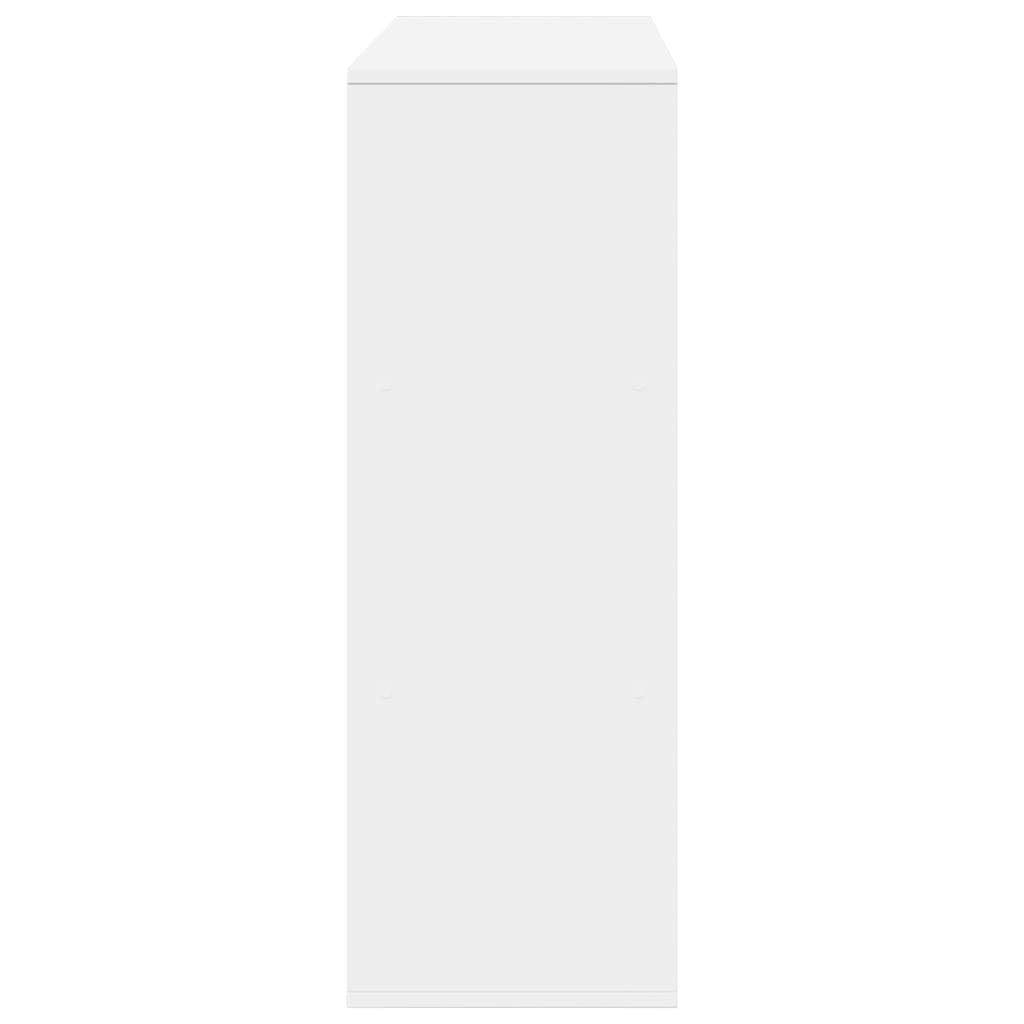 Room divider, white, 100x33x94.5 cm, processed wood