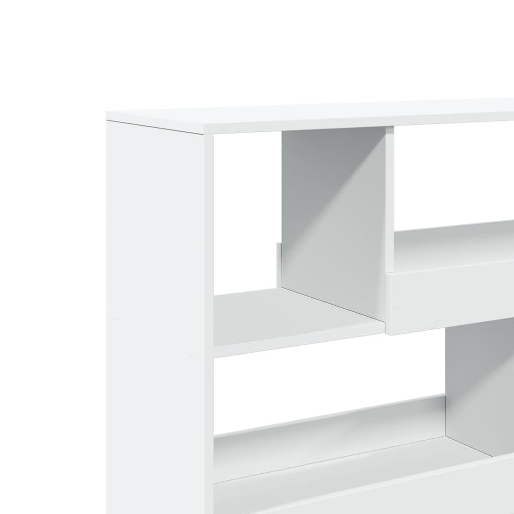 Room divider, white, 100x33x94.5 cm, processed wood