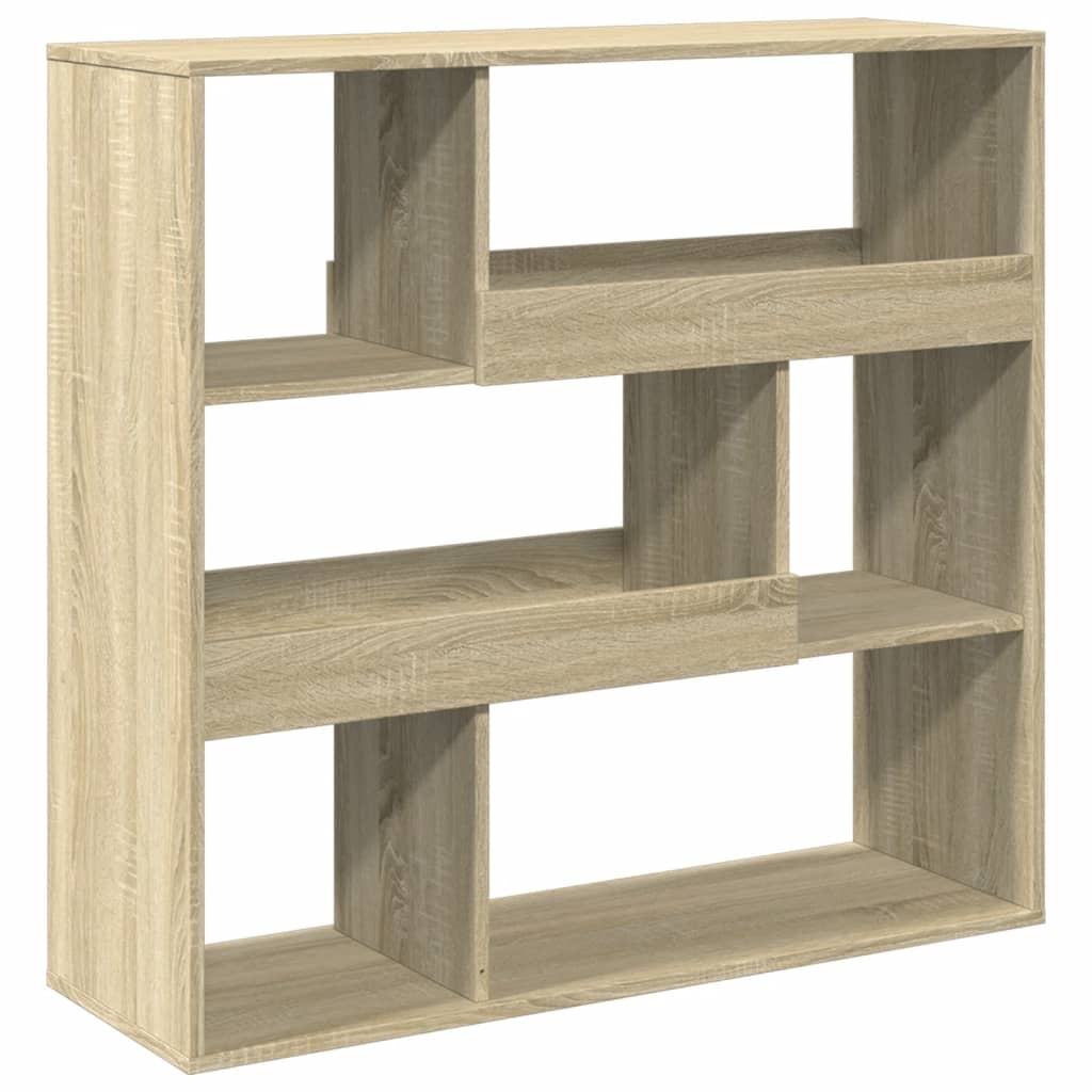 Room divider, sonoma oak, 100x33x94.5 cm, processed wood