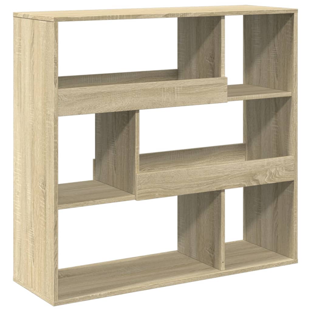 Room divider, sonoma oak, 100x33x94.5 cm, processed wood