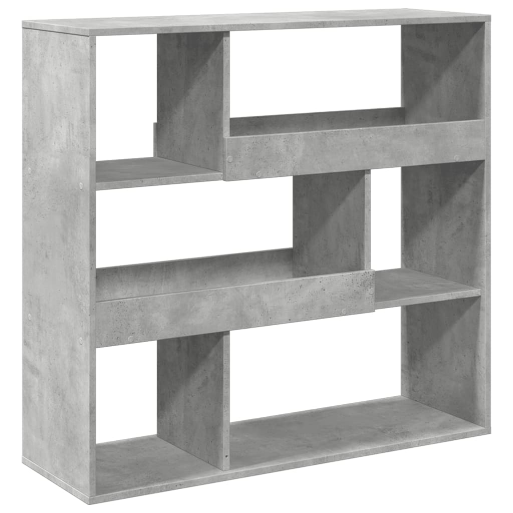 Room divider, concrete grey, 100x33x94.5 cm, engineered wood