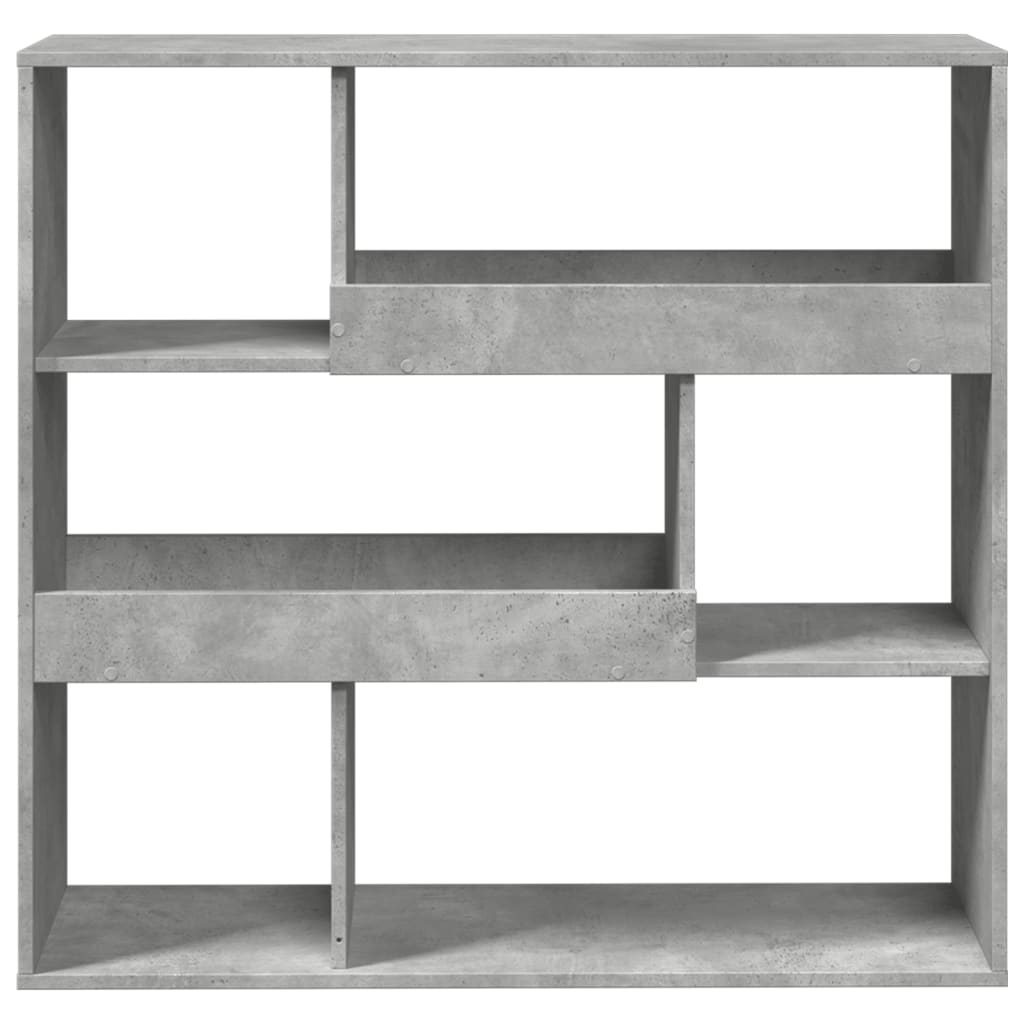 Room divider, concrete grey, 100x33x94.5 cm, engineered wood