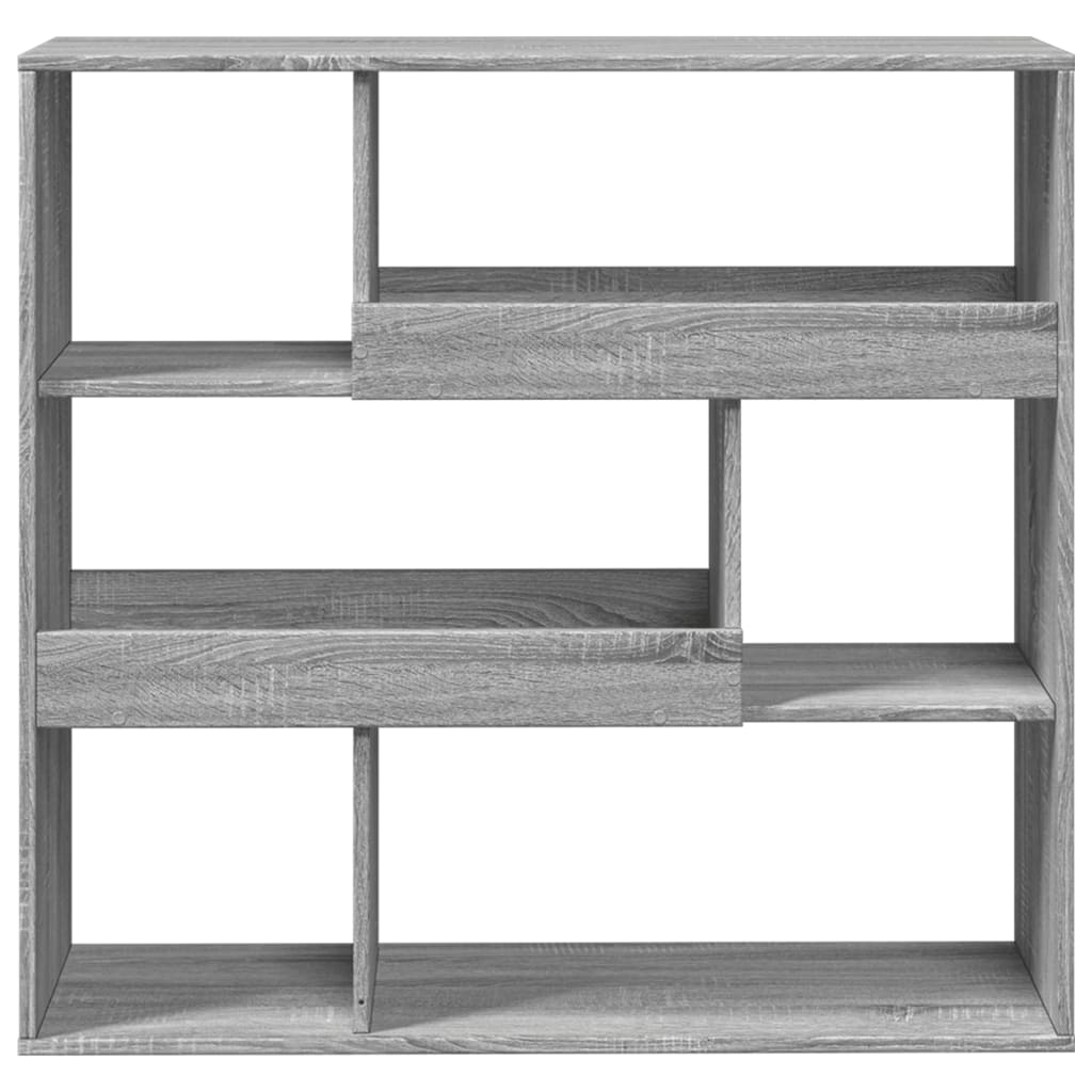 Room divider, sonoma grey, 100x33x94.5 cm, engineered wood