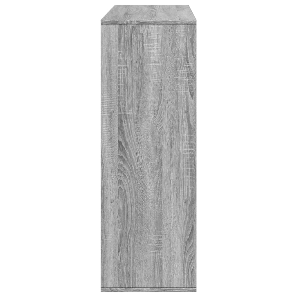 Room divider, sonoma grey, 100x33x94.5 cm, engineered wood