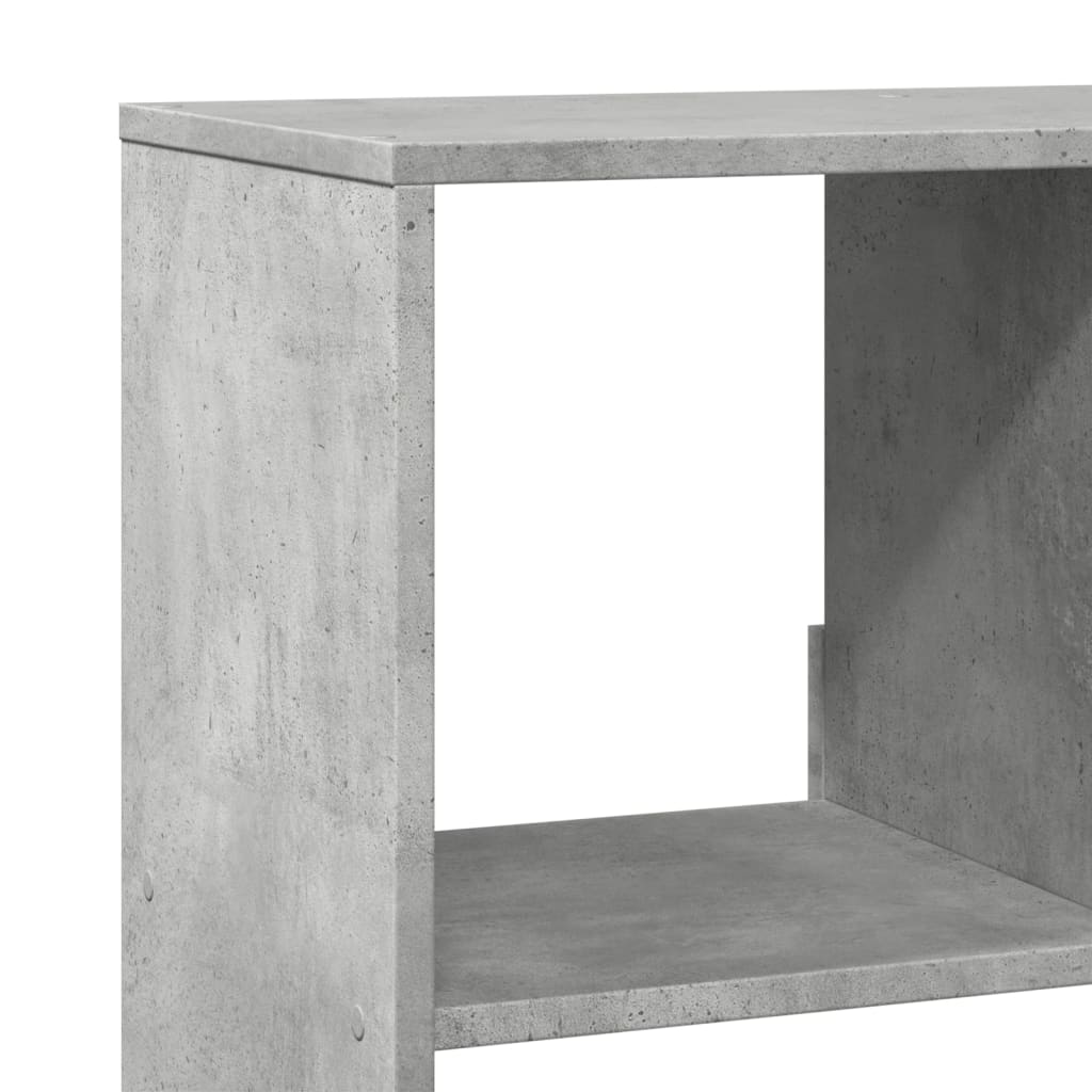 Room divider, concrete grey, 100x33x125.5 cm, engineered wood