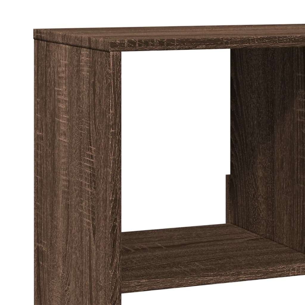 Room divider, brown oak, 100x33x125.5 cm, processed wood