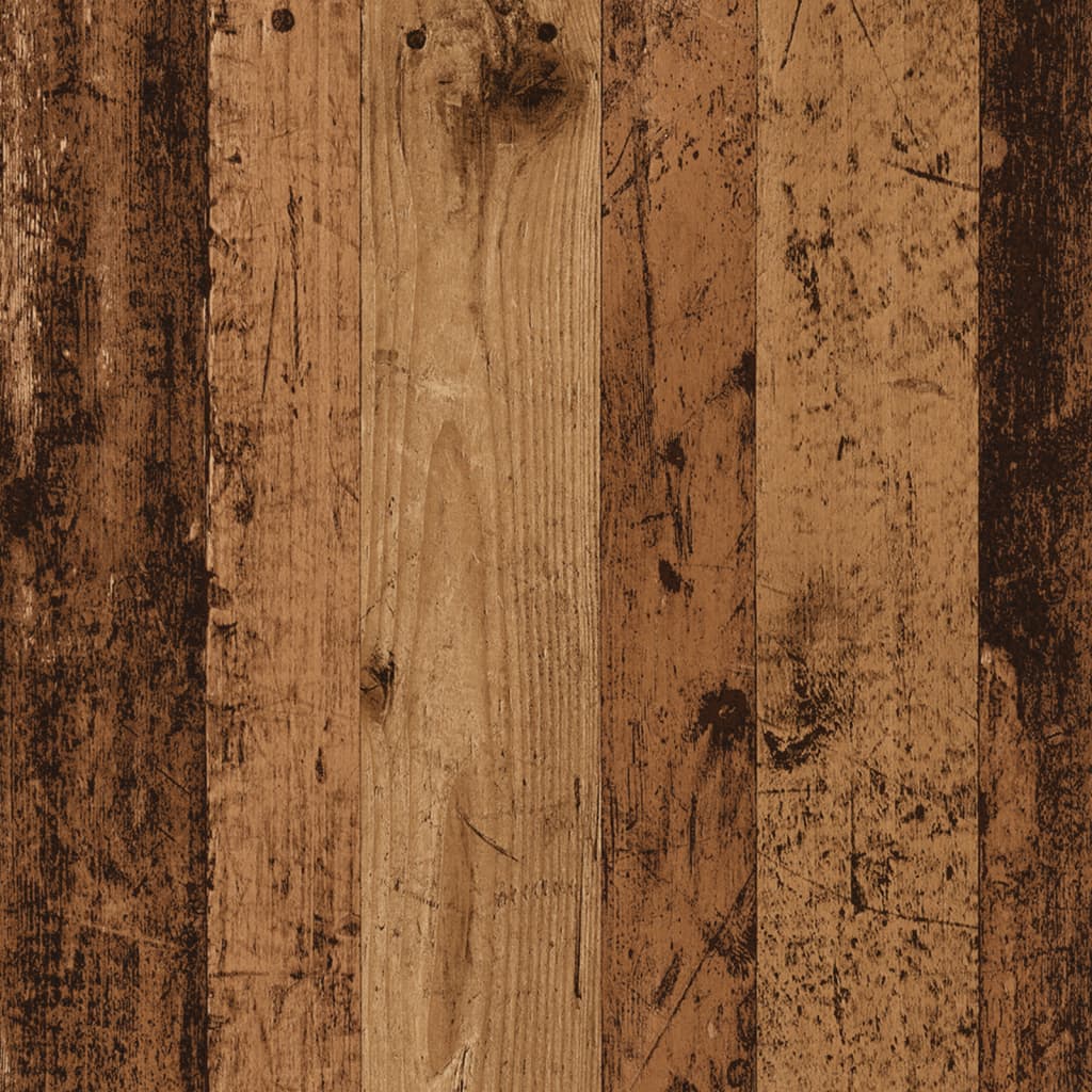 Old wood room divider, 100x33x125.5 cm, processed wood