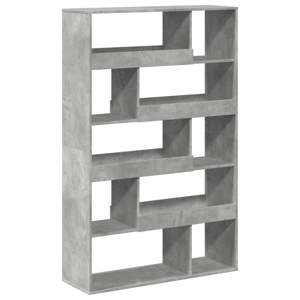 Room divider, concrete grey, 100x33x156.5 cm, engineered wood