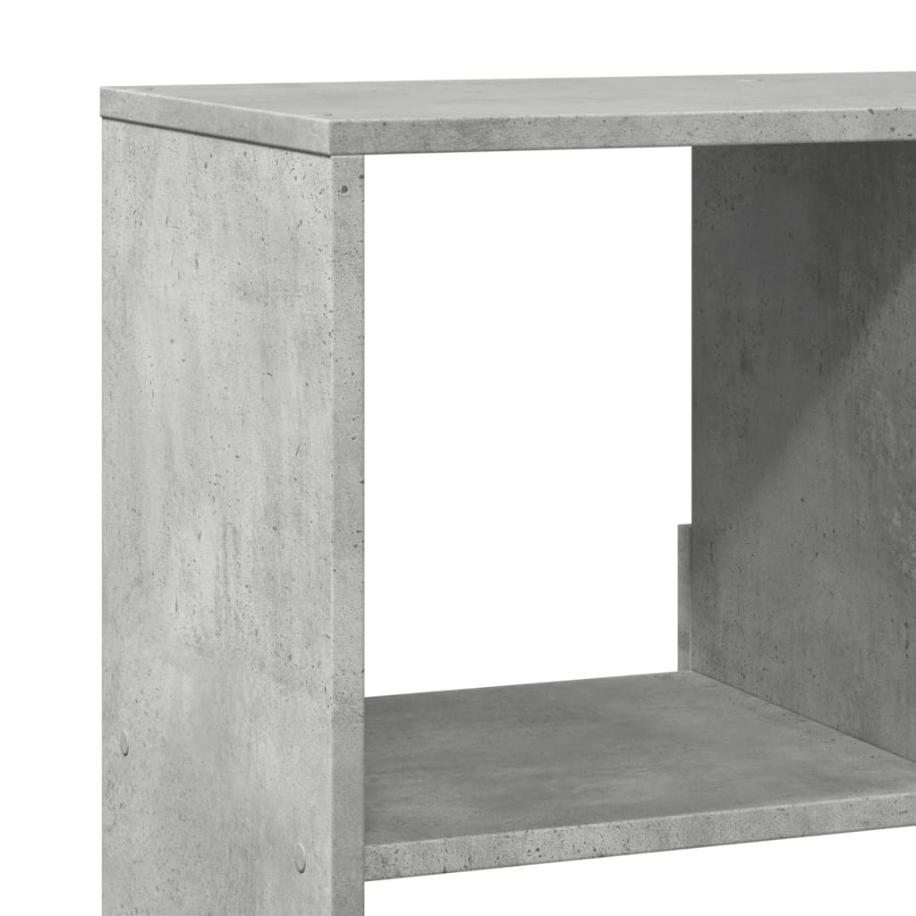 Room divider, concrete grey, 100x33x156.5 cm, engineered wood