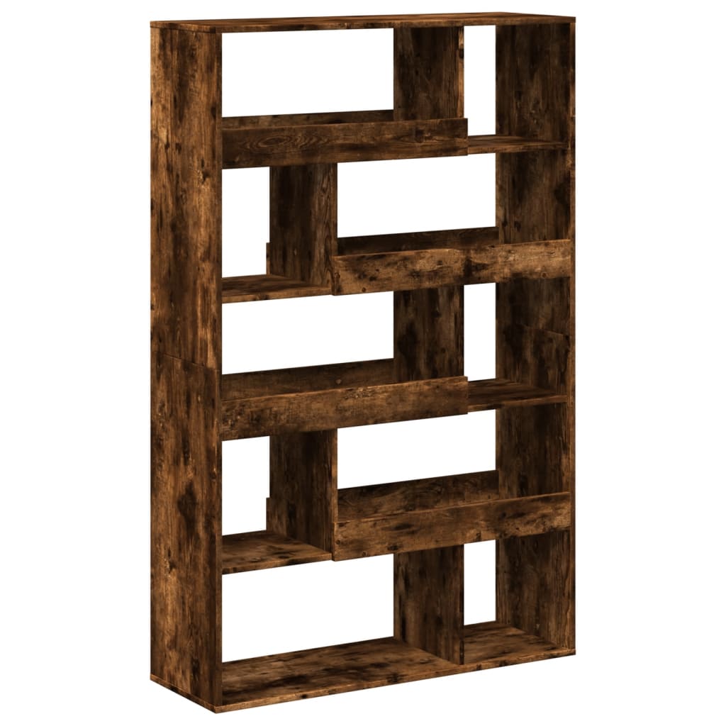 Smoked oak room divider 100x33x156.5 cm processed wood