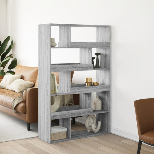 Sonoma gray room divider, 100x33x156.5 cm, engineered wood