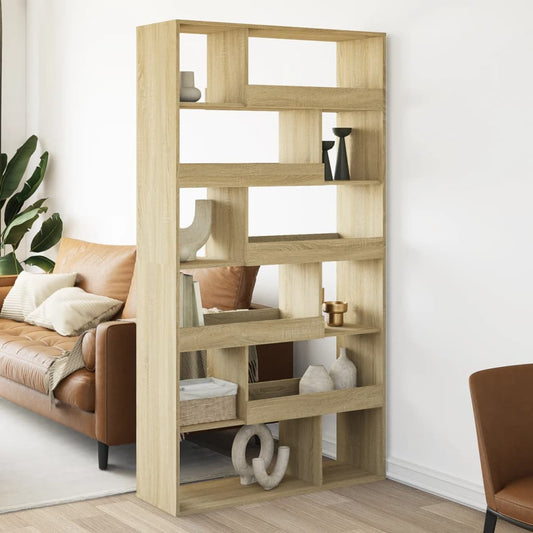 Room divider, sonom oak, 100x33x187.5 cm, processed wood